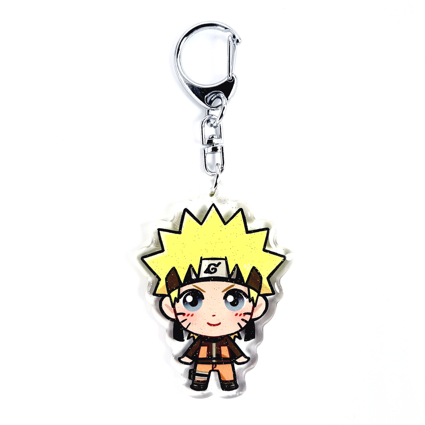 Naruto Uzumaki | Naruto Acrylic Glitter Keychain