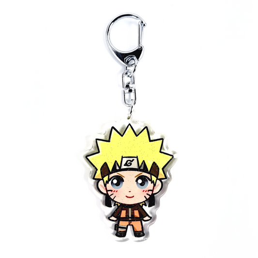 Naruto Uzumaki | Naruto Acrylic Glitter Keychain