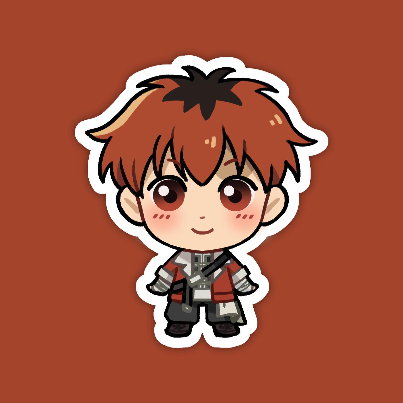 Stark | Frieren Vinyl Sticker