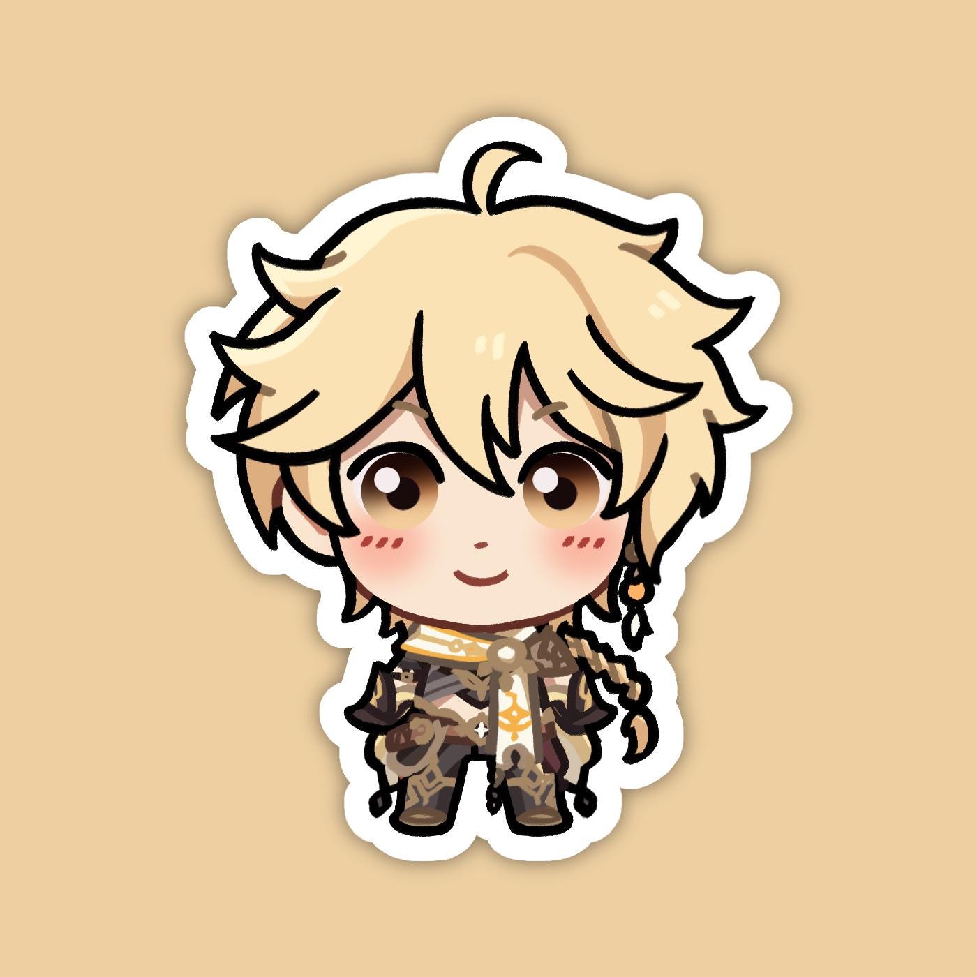 Aether Traveler | Genshin Impact Vinyl Sticker