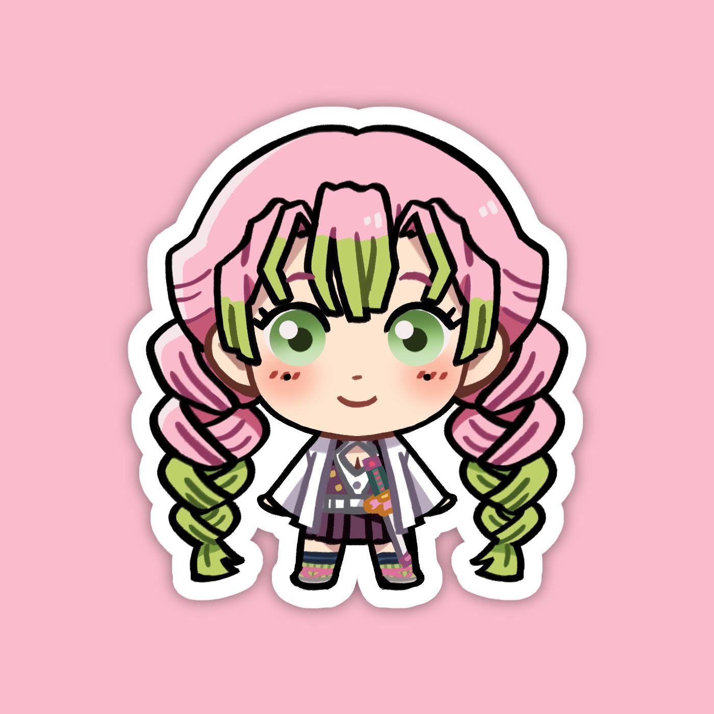 Mitsuri Kanroji | Kimetsu no Yaiba Vinyl Sticker