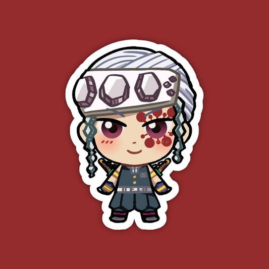 Tengen Uzui | Kimetsu no Yaiba Vinyl Sticker