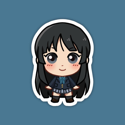 Mio Akiyama | K-on Vinyl Sticker
