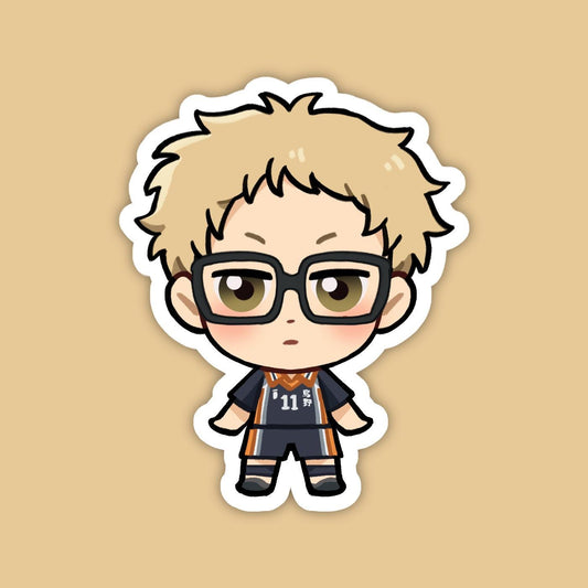Kei Tsukishima | Haikyuu!! Vinyl Sticker