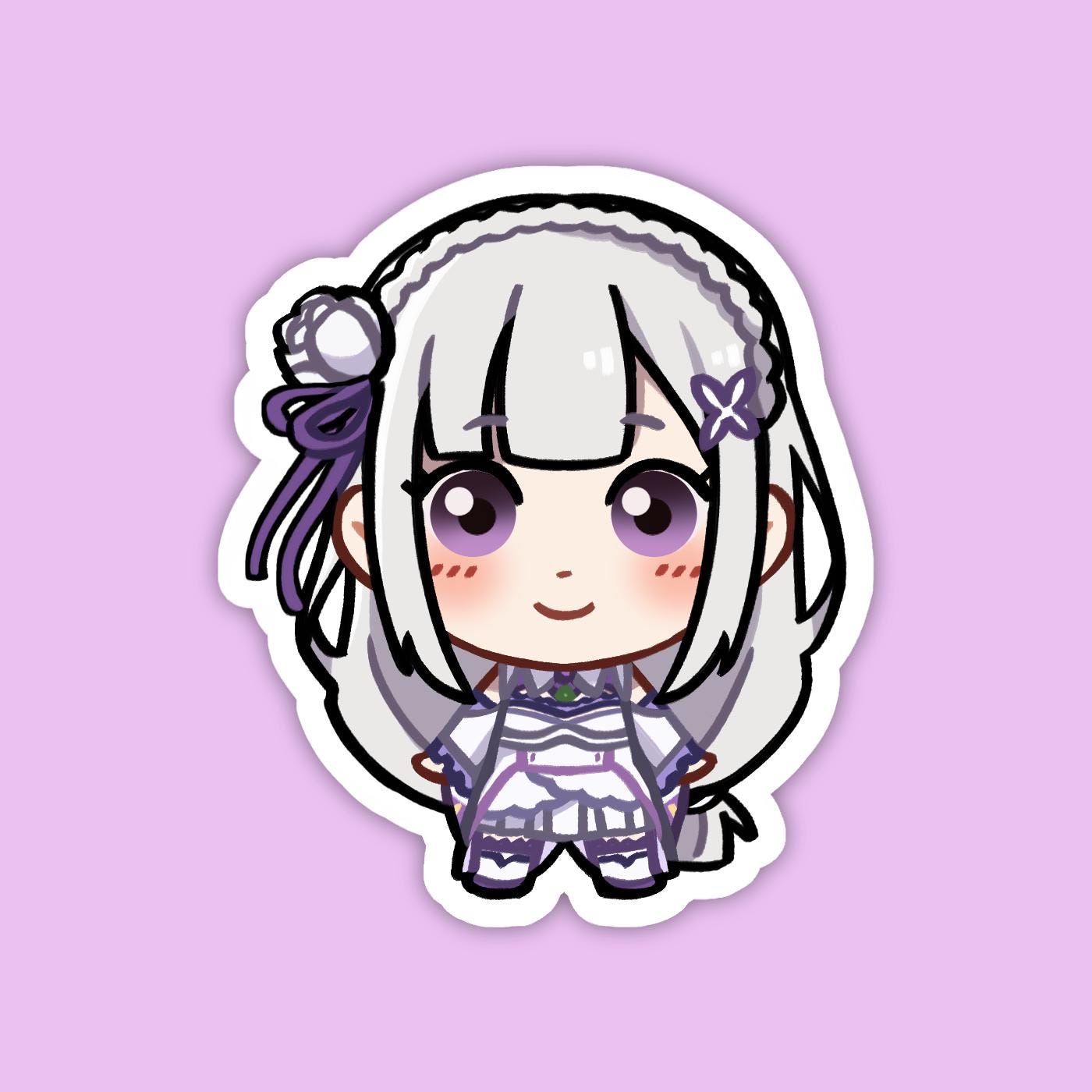 Emilia | Re:Zero Vinyl Sticker