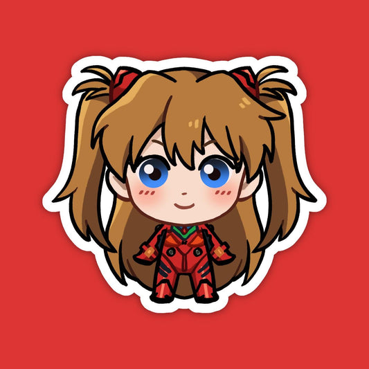 Asuka Shikinami Langley | Neon Genesis Evangelion Vinyl Sticker