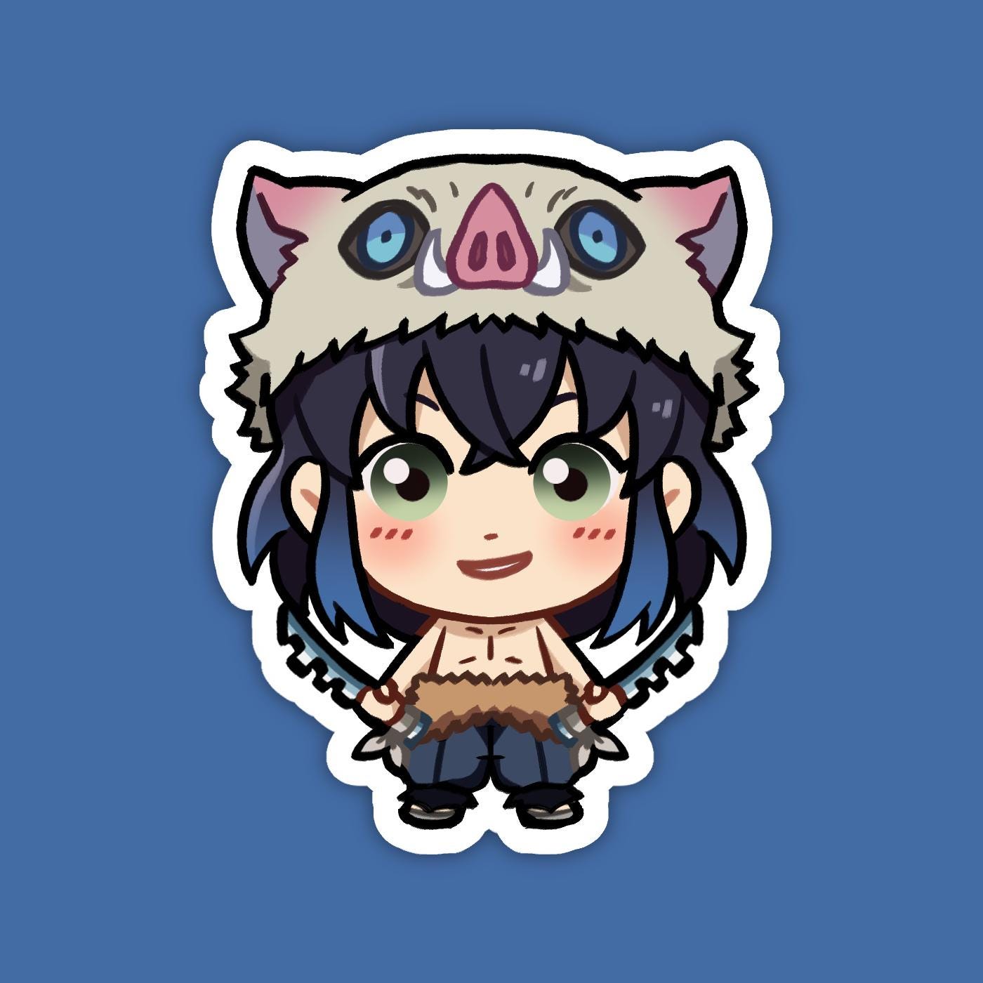 Inosuke Hashibira | Kimetsu no Yaiba Vinyl Sticker