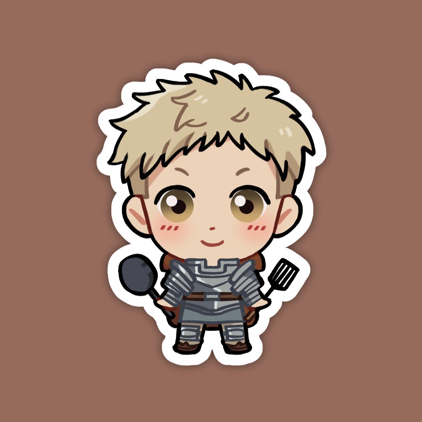 Laios Touden | Dungeon Meshi Vinyl Sticker