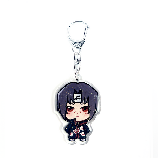 Itachi Uchiha | Naruto Acrylic Glitter Keychain