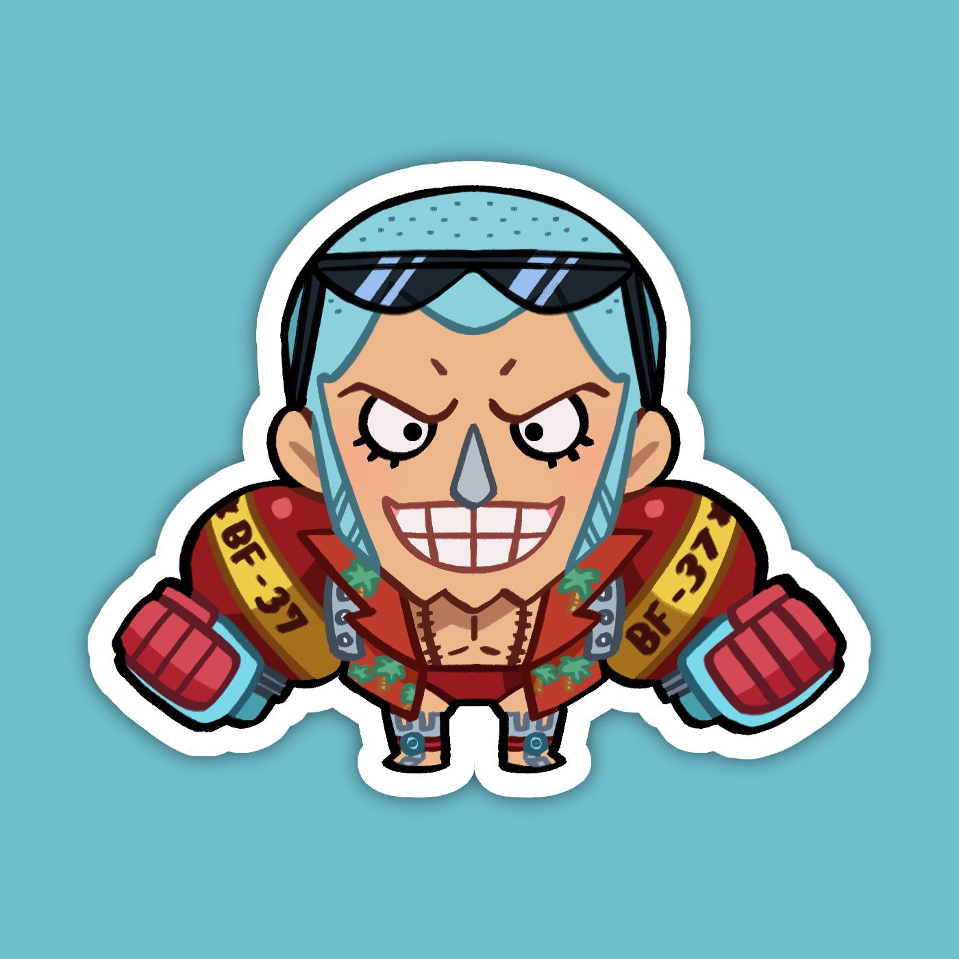Franky | One Piece Vinyl Sticker
