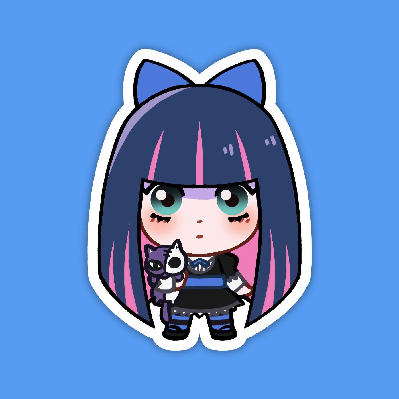 Stocking | Panty & Stocking with Garterbelt Vinyl Sticker