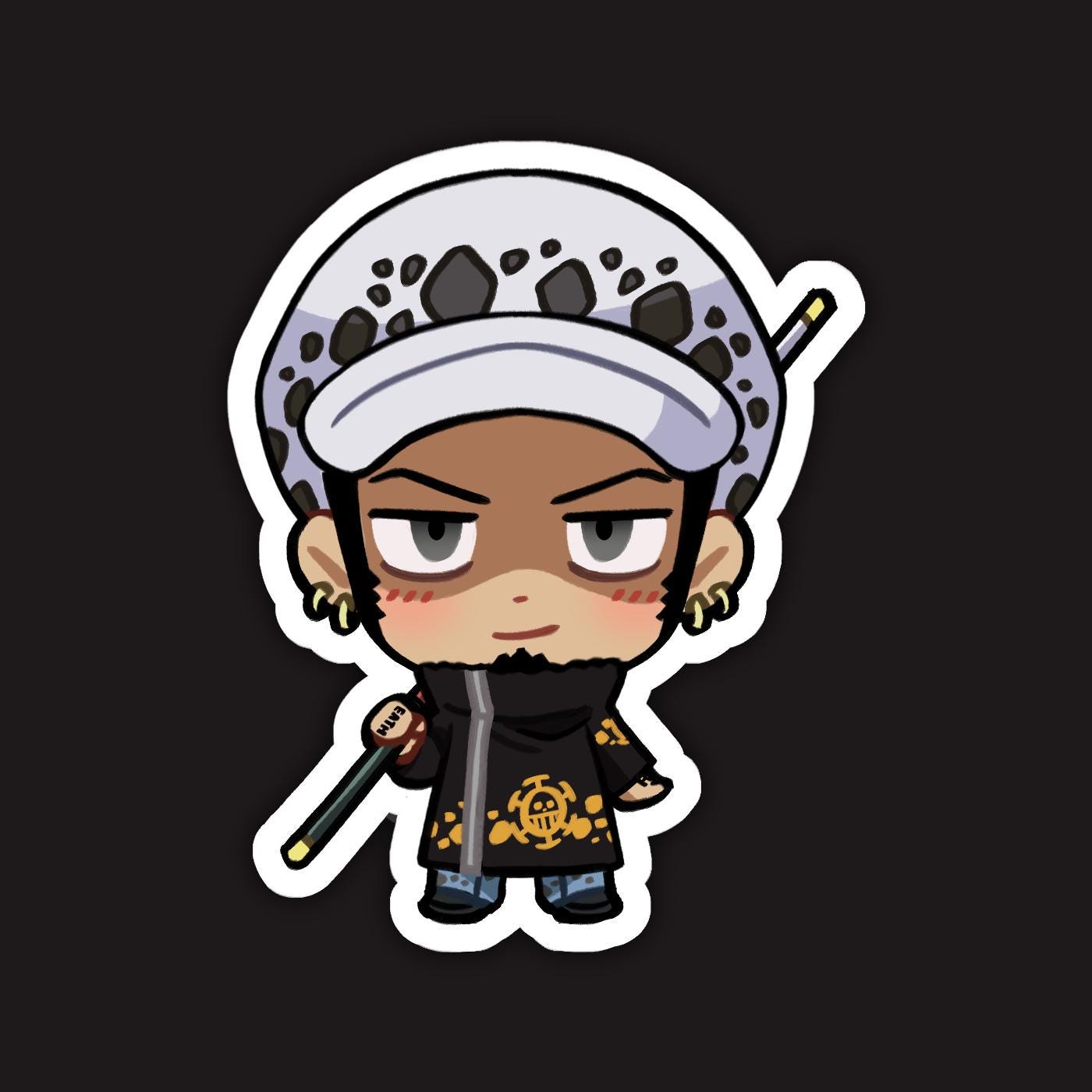 Trafalgar D. Water Law | One Piece Vinyl Sticker