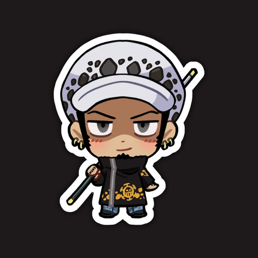 Trafalgar D. Water Law | One Piece Vinyl Sticker