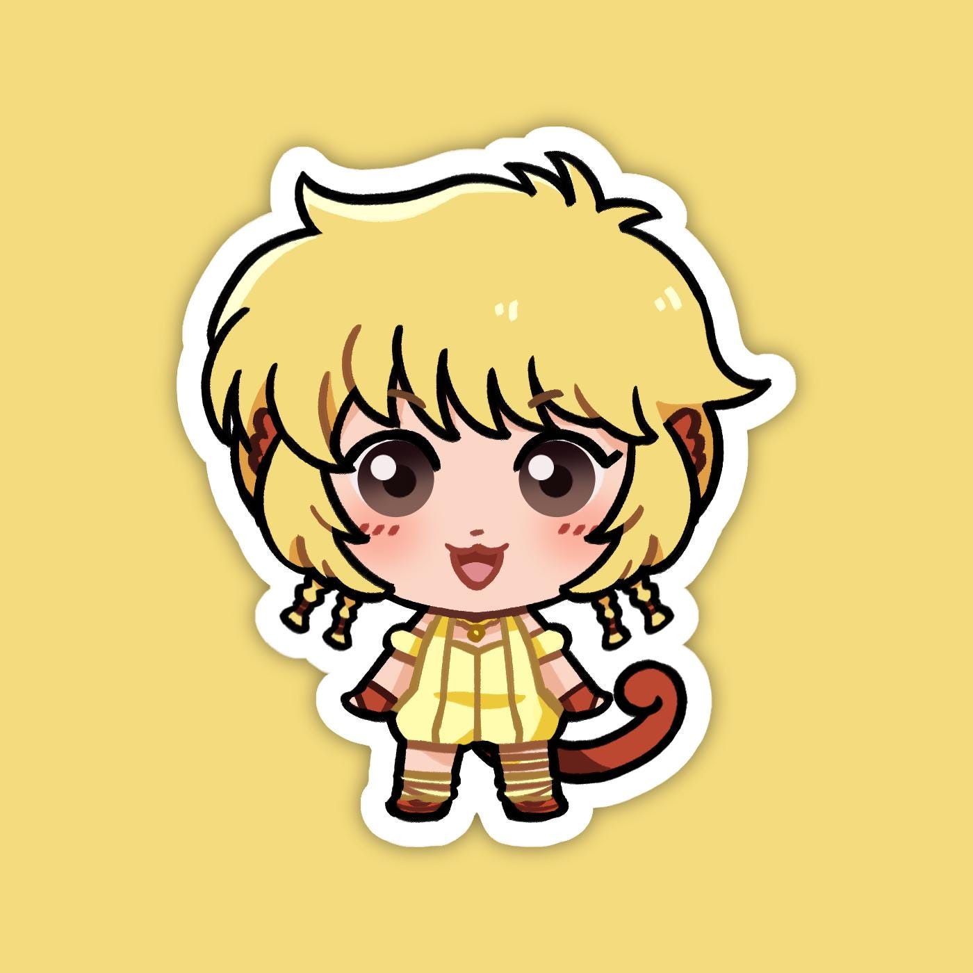 Bu-Ling Huang, Fon Purin, Mew Pudding | Tokyo Mew Mew Vinyl Sticker