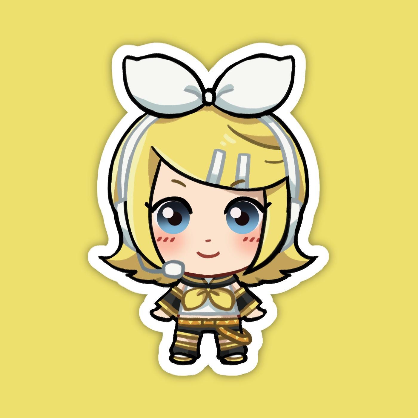 Kagamine Rin | Vocaloid Vinyl Sticker