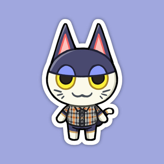 Punchy Cat | Animal Crossing Vinyl Sticker