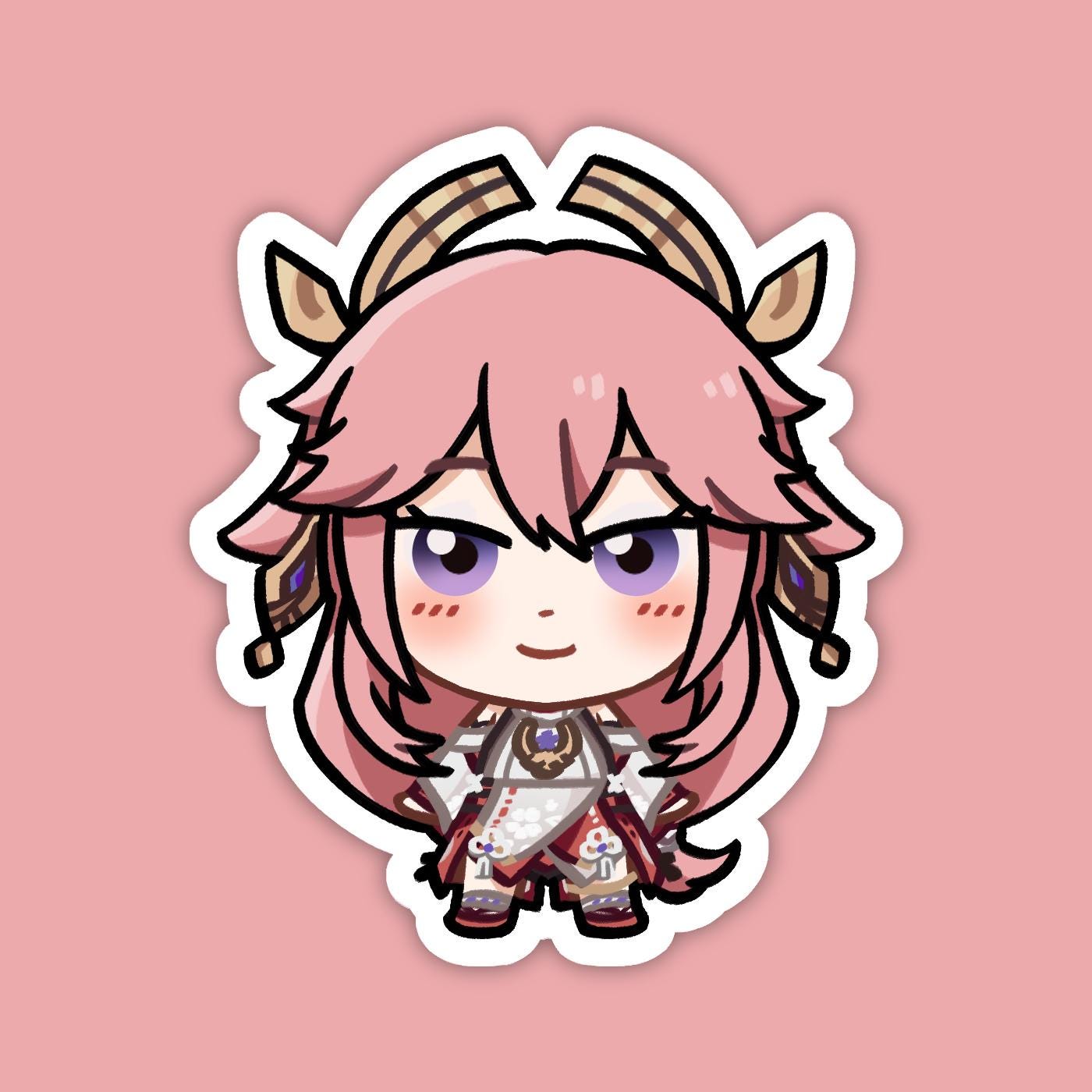 Yae Miko | Genshin Impact Vinyl Sticker
