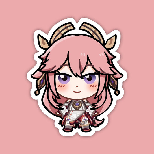 Yae Miko | Genshin Impact Vinyl Sticker