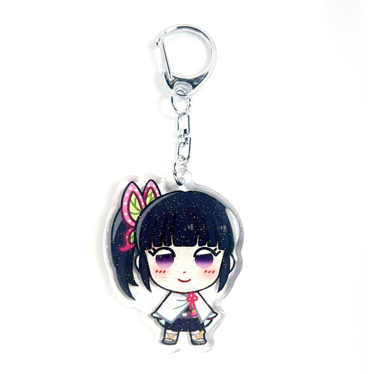 Kanao Tsuyuri | Kimetsu no Yaiba Acrylic Glitter Keychain