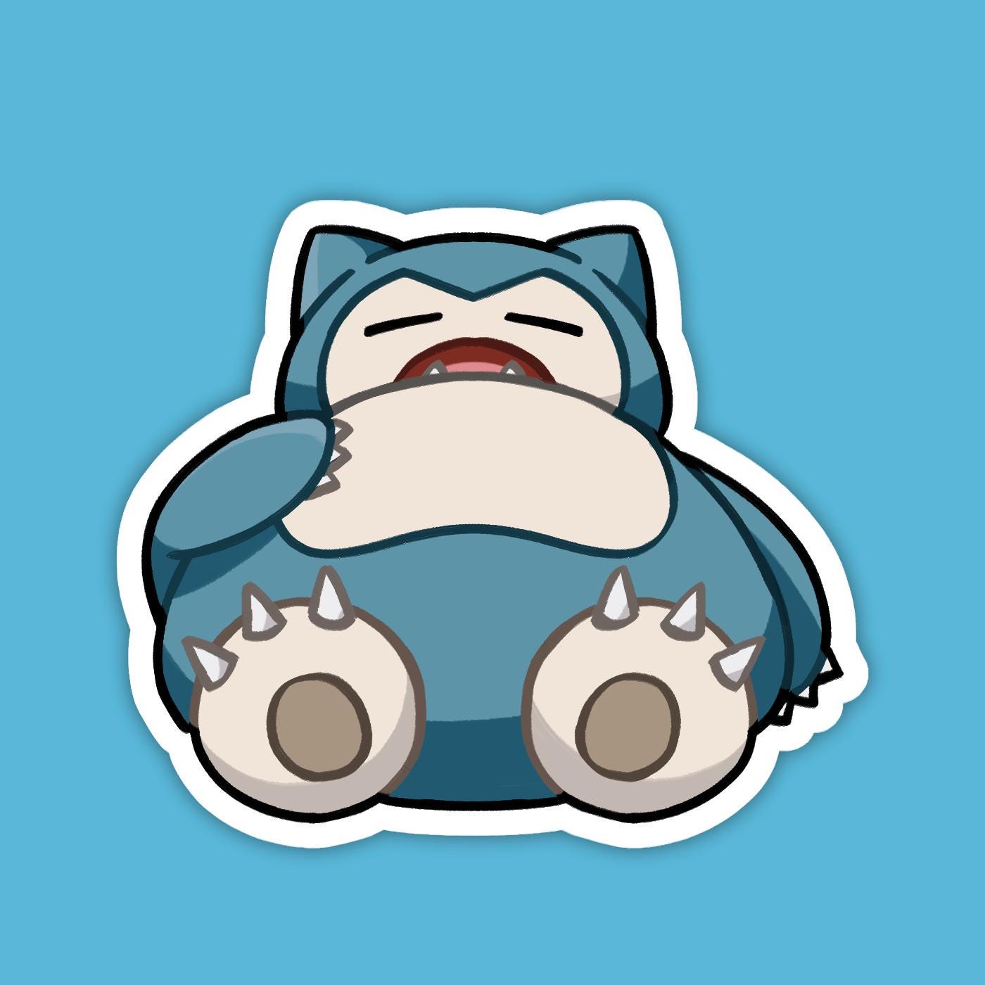 Snorlax, Kabigon | Pokemon Vinyl Sticker