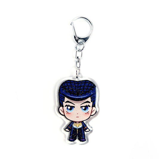 Josuke Higashikata | Jojo's Bizarre Adventure Acrylic Glitter Keychain