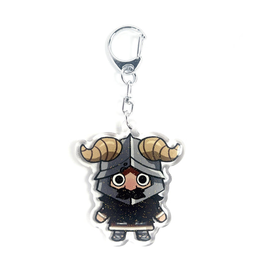 Senshi  | Dungeon Meshi Acrylic Glitter Keychain