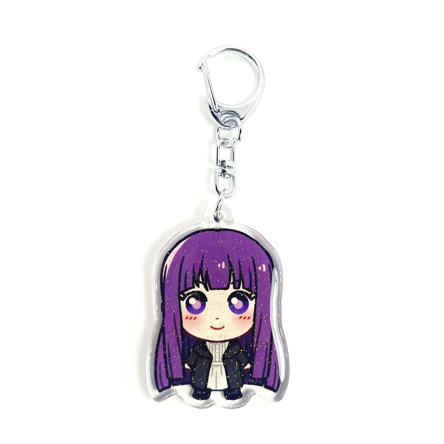 Fern | Frieren Acrylic Glitter Keychain