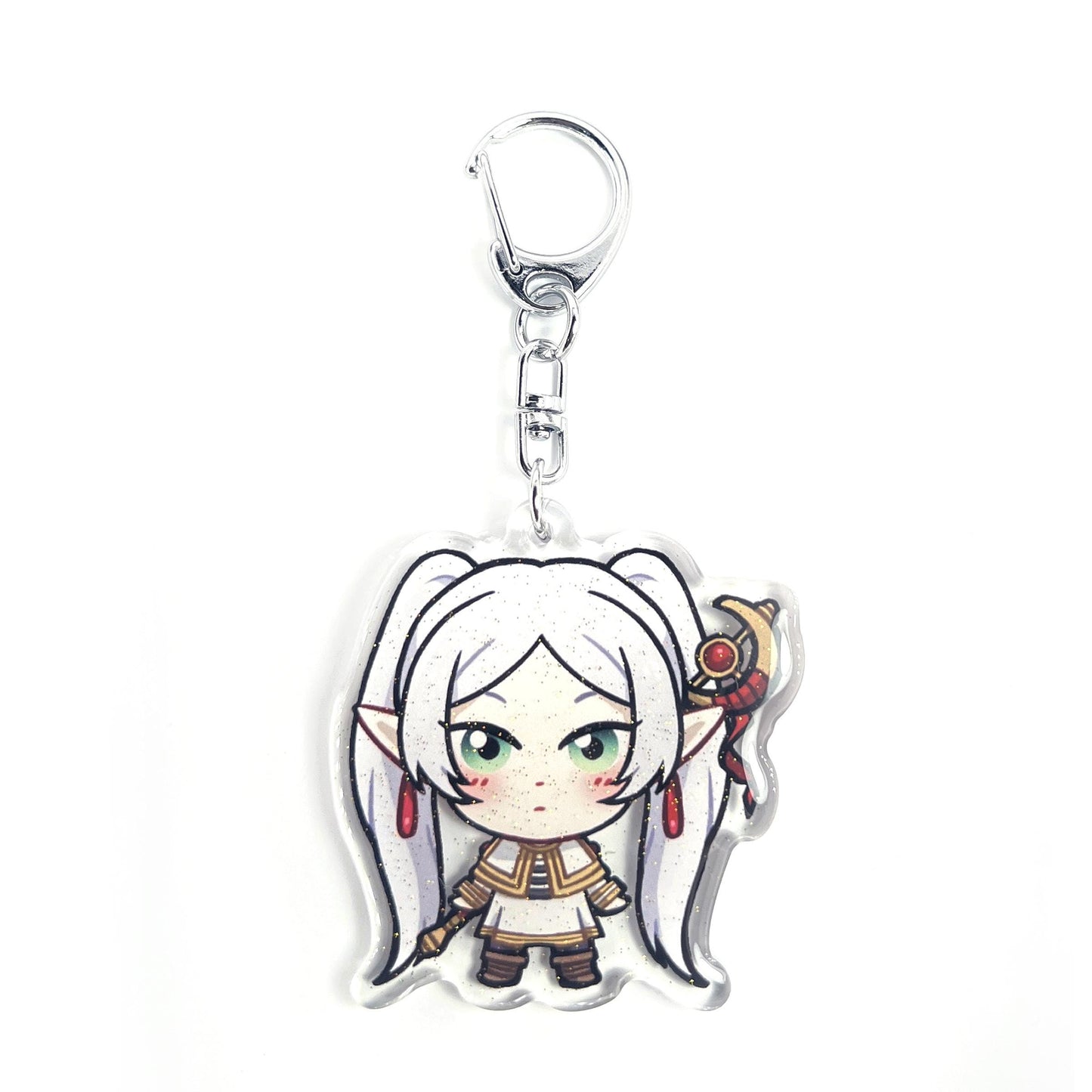 Frieren | Frieren Acrylic Glitter Keychain
