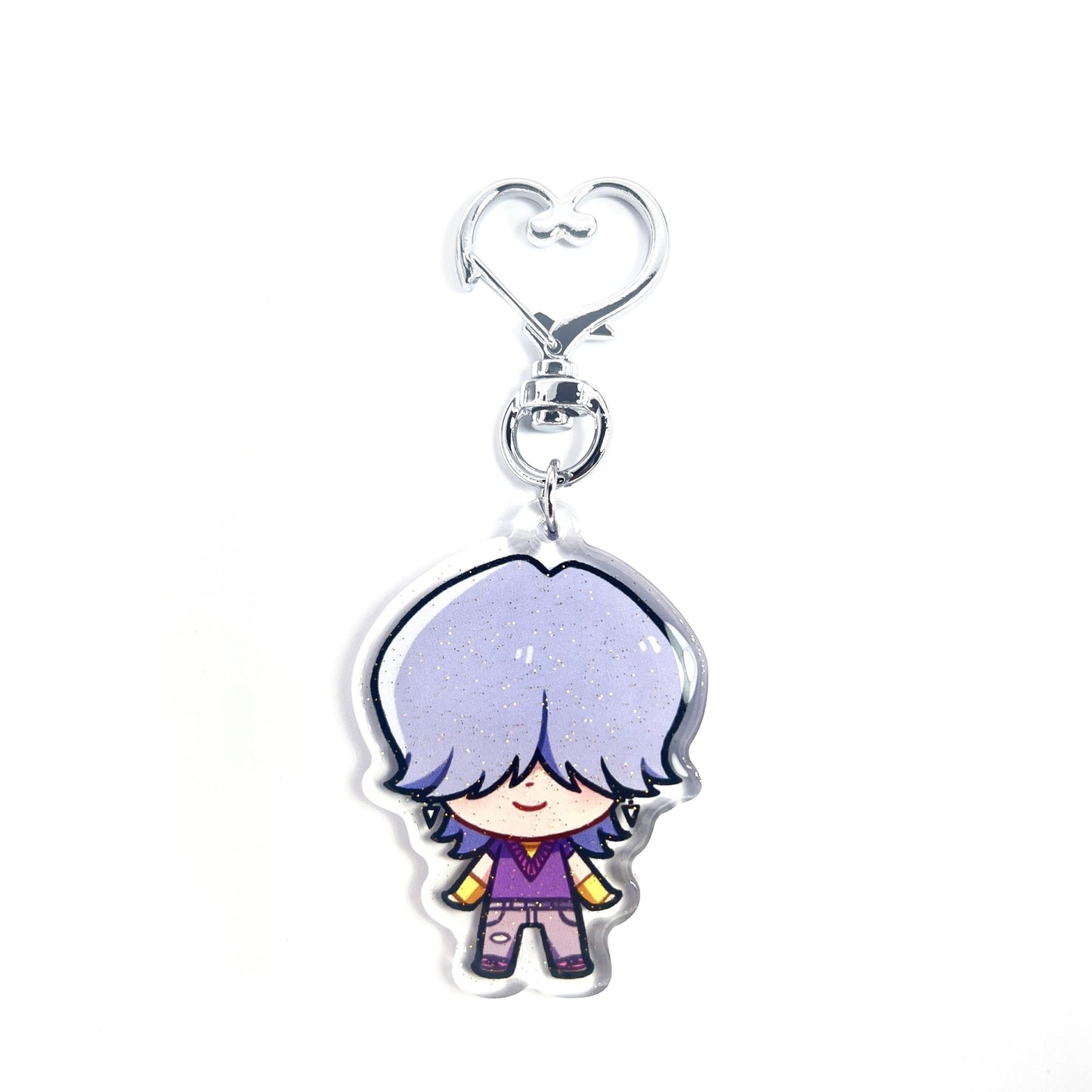 Mystery Saja Boys | KPop Demon Hunters Acrylic Glitter Keychain