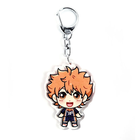 Shoyo Hinata | Haikyuu!! Acrylic Glitter Keychain
