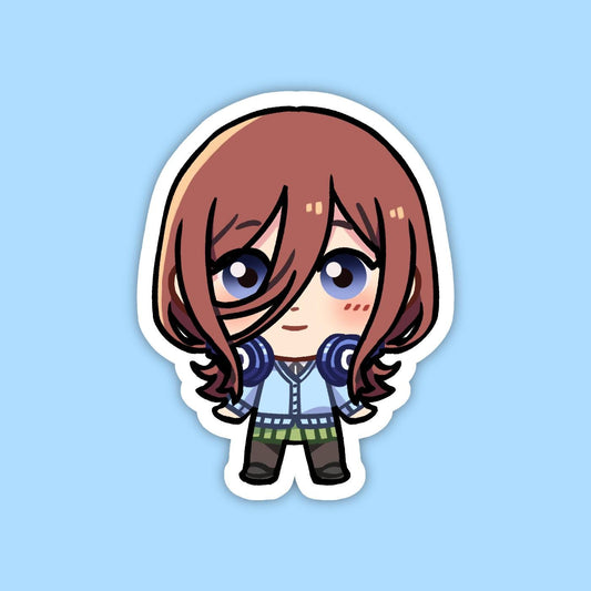 Miku Nakano | The Quintessential Quintuplets Vinyl Sticker