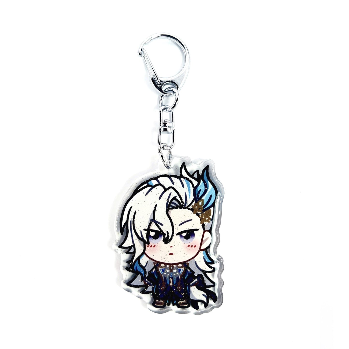 Neuvillette | Genshin Impact Acrylic Glitter Keychain