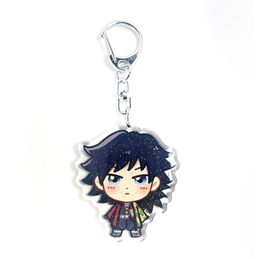 Giyu Tomioka | Kimetsu no Yaiba Acrylic Glitter Keychain