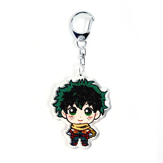 Izuku Midoriya | My Hero Academia Acrylic Glitter Keychain