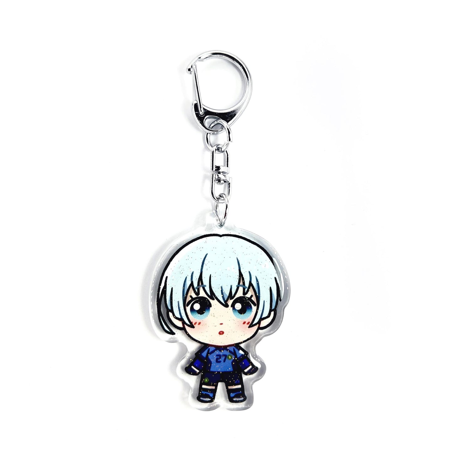 Yo Hiori | Blue Lock Acrylic Glitter Keychain