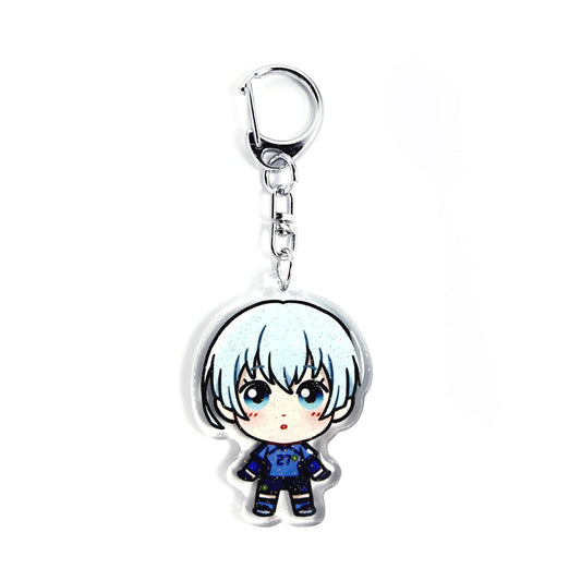 Yo Hiori | Blue Lock Acrylic Glitter Keychain