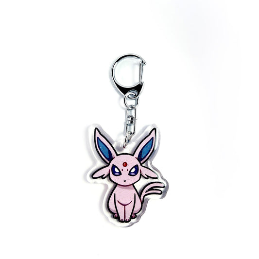 Espeon | Pokemon Acrylic Glitter Keychain
