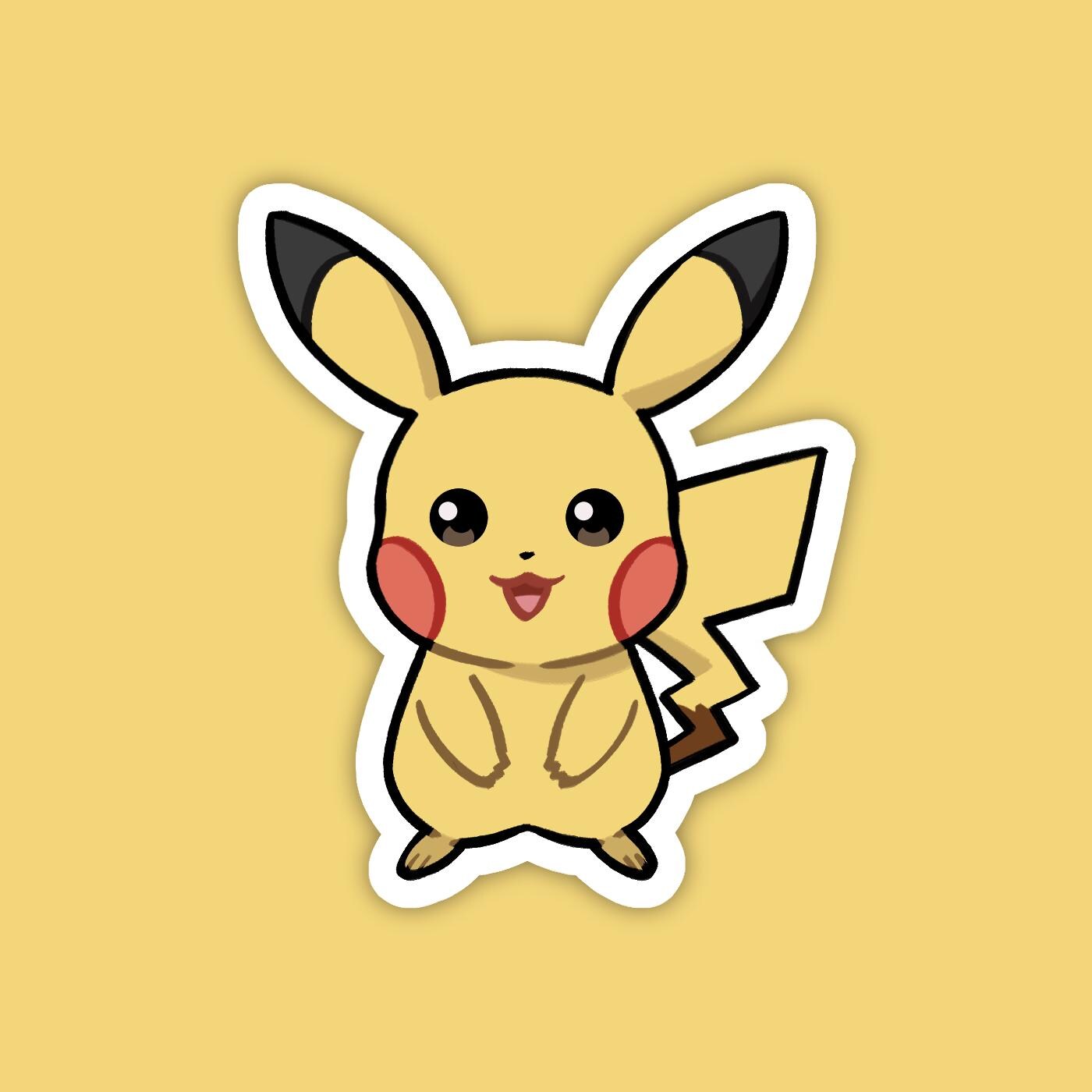 Pikachu | Pokemon Vinyl Sticker