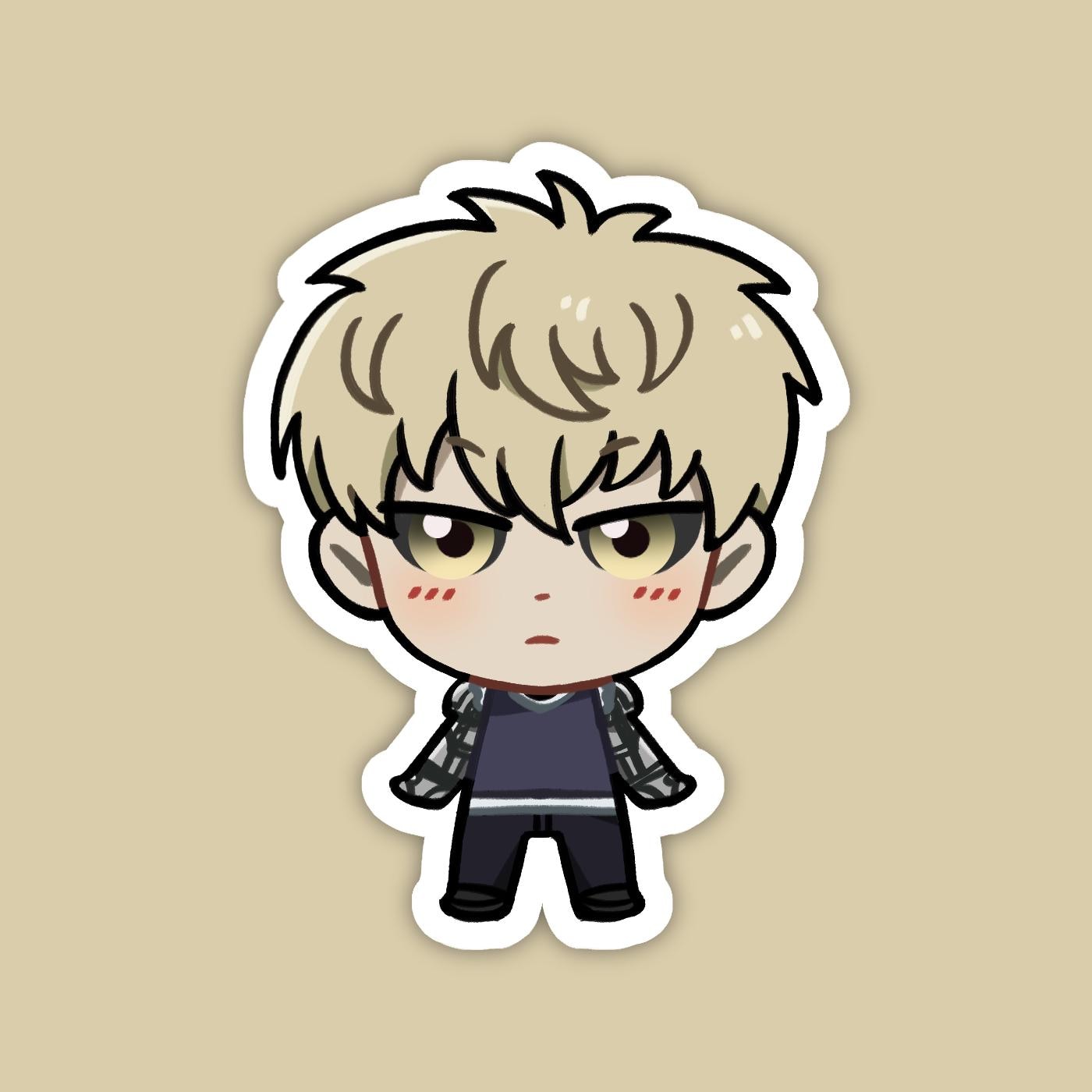 Genos | One-Punch Man Vinyl Sticker