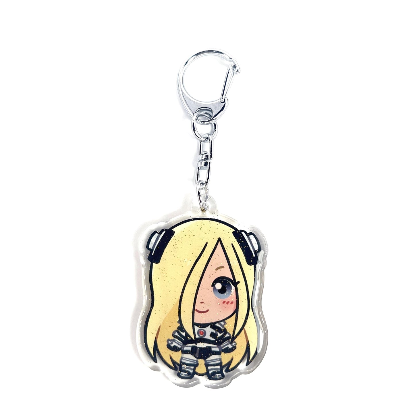 Terra | Teen Titans Acrylic Glitter Keychain