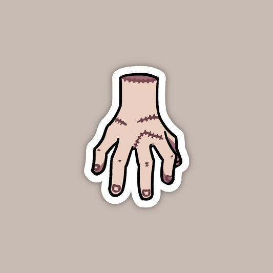 Thing | Wednesday Vinyl Sticker