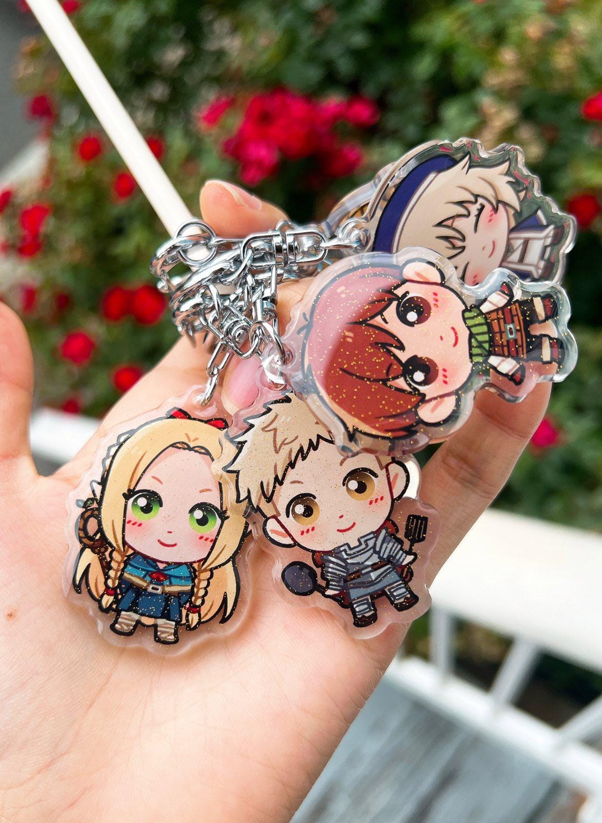 Anya Forger | SPY×FAMILY Acrylic Glitter Keychain – MoniqueHouse24