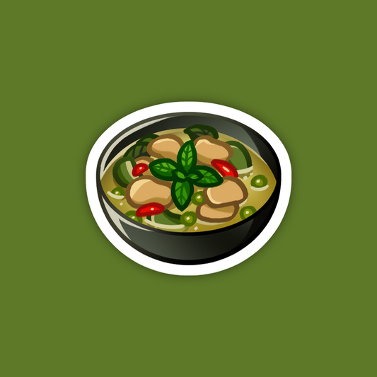 Green Curry Sticker