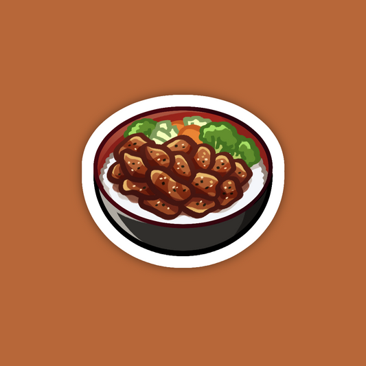 Teriyaki Chicken Rice Bowl Sticker