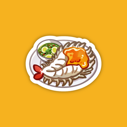 Giant River Prawns Sticker