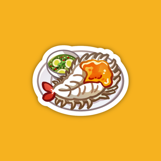 Giant River Prawns Sticker