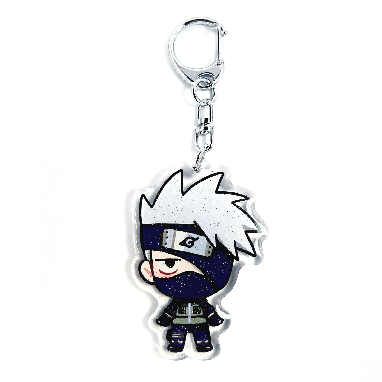 Kakashi Hatake | Naruto Acrylic Glitter Keychain