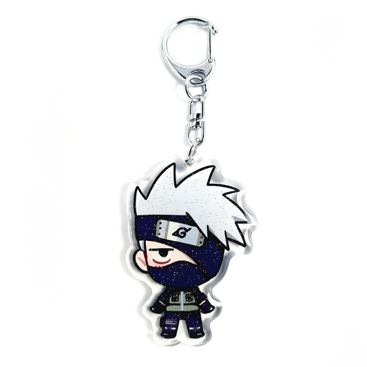 Kakashi Hatake | Naruto Acrylic Glitter Keychain