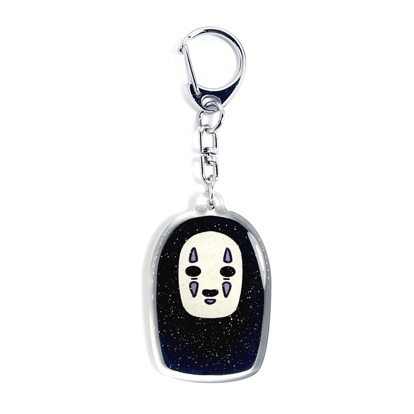No-Face | Spirited Away Acrylic Glitter Keychain