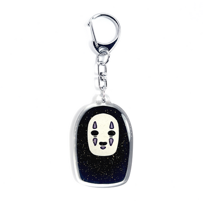 No-Face | Spirited Away Acrylic Glitter Keychain